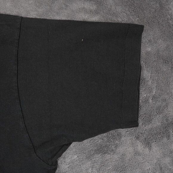 VTG Cam Neely Shirt Mens Large Black Face Off Bruins Signature Fruit Loom Flag - Picture 13 of 14